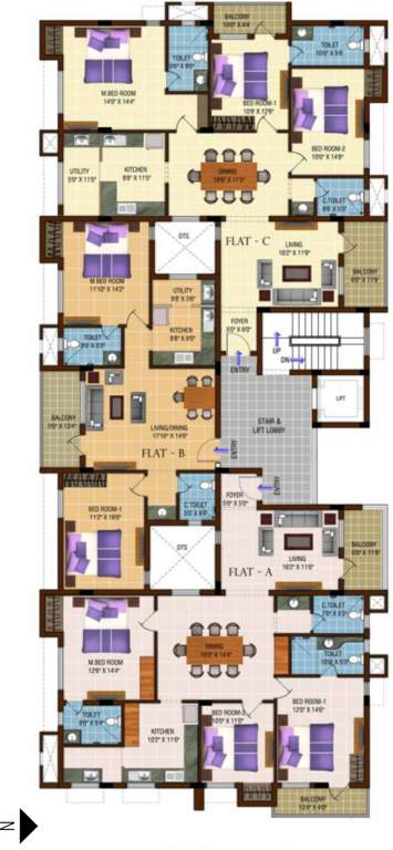  akshara Images for Cluster Plan of Sreevatsa Akshara