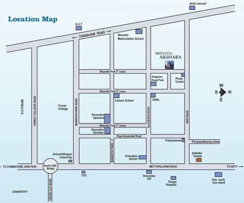  akshara Images for Location Plan of Sreevatsa Akshara