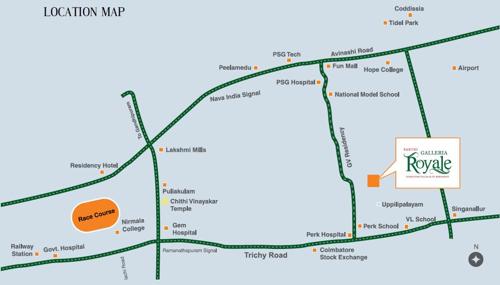 Images for Location Plan of Sakthi Galleria Royale