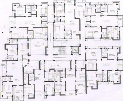 Images for Cluster Plan of Aravind Sapphire Apartments Images for Cluster Plan of Aravind Sapphire Apartments