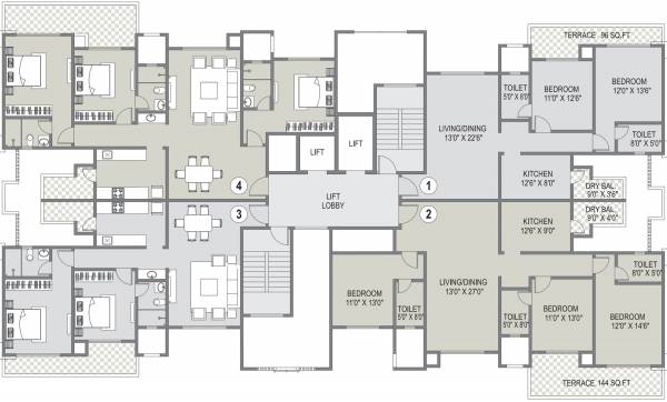 Images for Cluster Plan of Karia Konark Bella Vista Images for Cluster Plan of Karia Konark Bella Vista