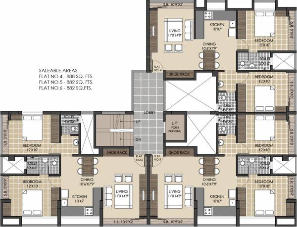 Images for Cluster Plan of Thakkers Enclave