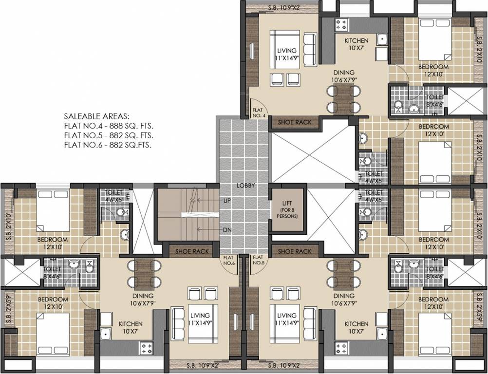 Images for Cluster Plan of Thakkers Enclave