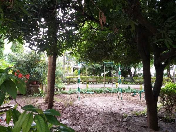  green Children's play area