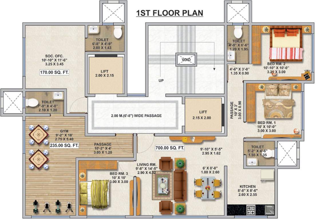 Images for Cluster Plan of Hirani Saikrupa Chs