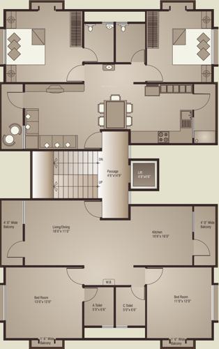 Images for Cluster Plan of Vaibhav Moonstone Images for Cluster Plan of Vaibhav Moonstone