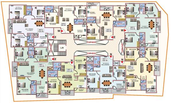  proxima Proxima Cluster Plan from 1st to 4th Floor