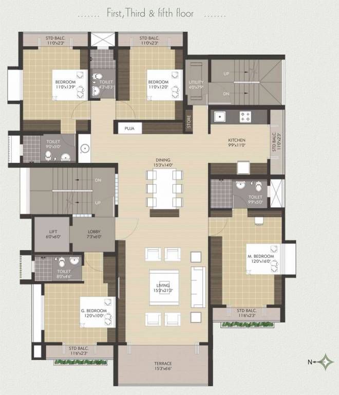 Images for Cluster Plan of Vaastu Genesis