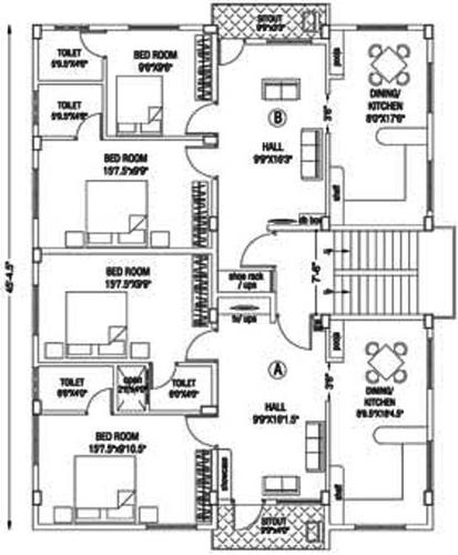 Images for Cluster Plan of Igloo Moonstone Apartments Block 1