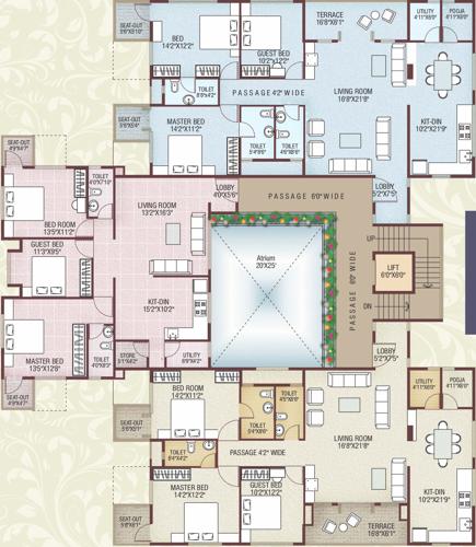 Images for Cluster Plan of Brahmecha Laxmi Elite