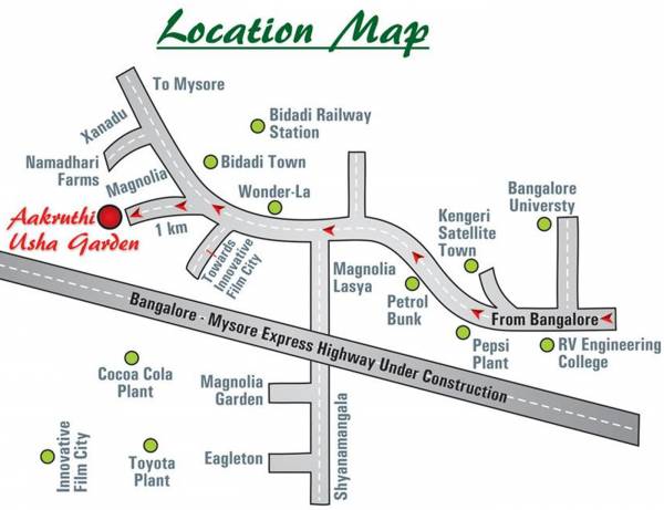 Images for Location Plan of Aakruthi Usha Garden