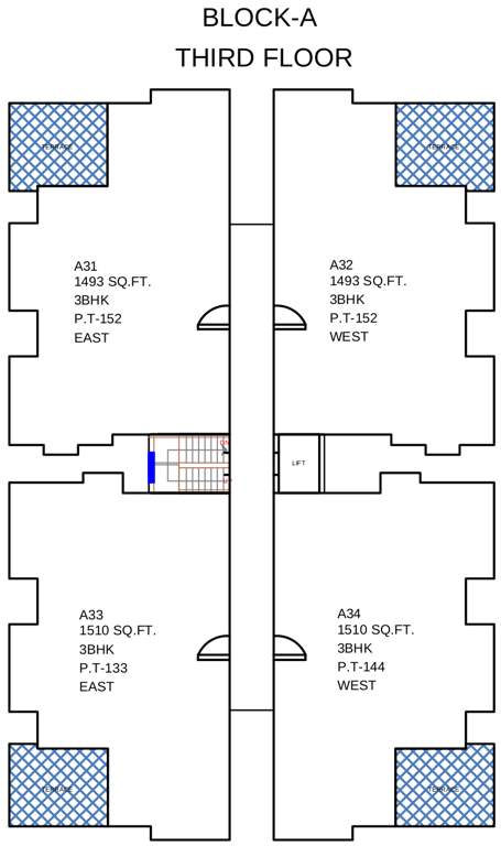  trilok Images for Cluster Plan of Vaikund Trilok