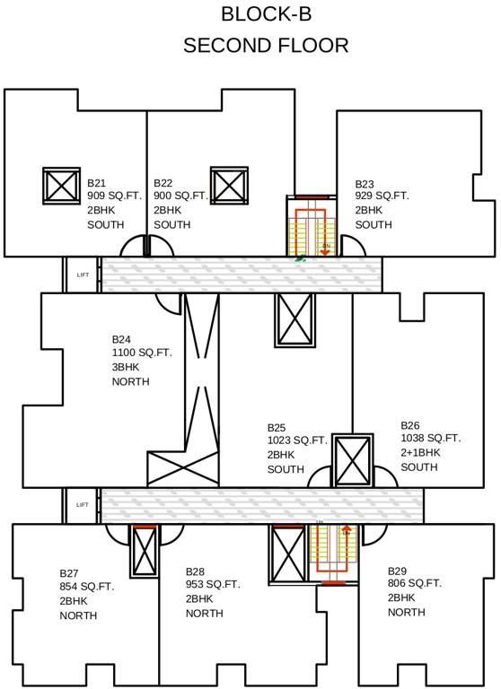  trilok Images for Cluster Plan of Vaikund Trilok