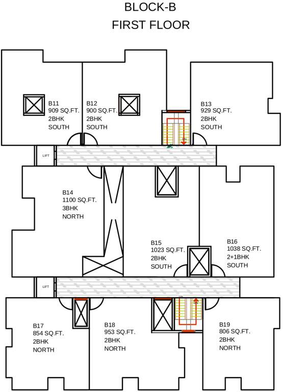  trilok Images for Cluster Plan of Vaikund Trilok