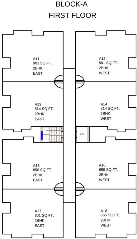  trilok Images for Cluster Plan of Vaikund Trilok