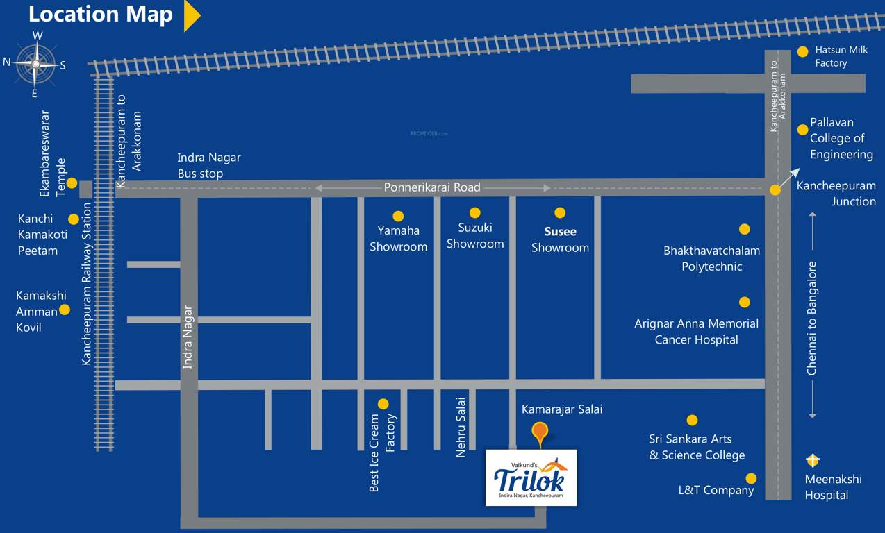  trilok Images for Location Plan of Vaikund Trilok