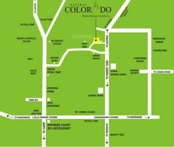 Images for Location Plan of Raviraj Realty Colorado Villas