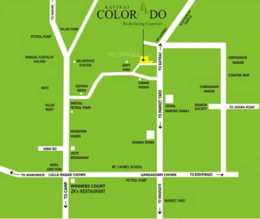 Images for Location Plan of Raviraj Realty Colorado Villas