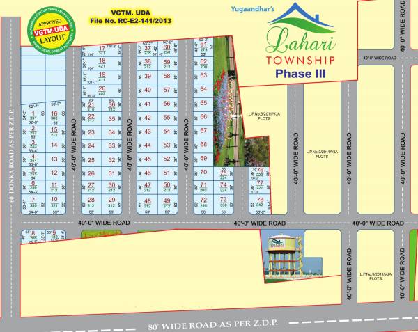 Images for Layout Plan of Yugaandhar Lahari Township