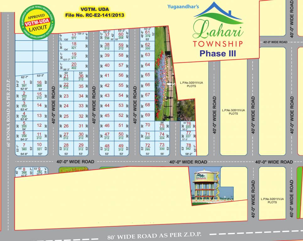 Images for Layout Plan of Yugaandhar Lahari Township