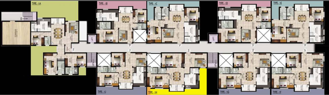  bella casa Bella Casa Cluster Plan