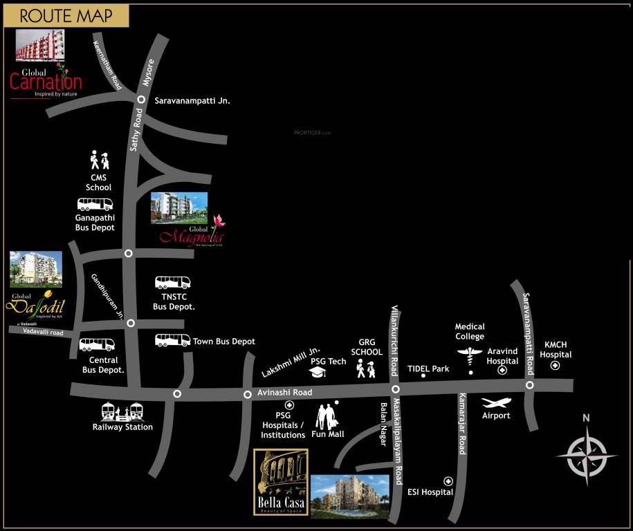  bella casa Location Plan