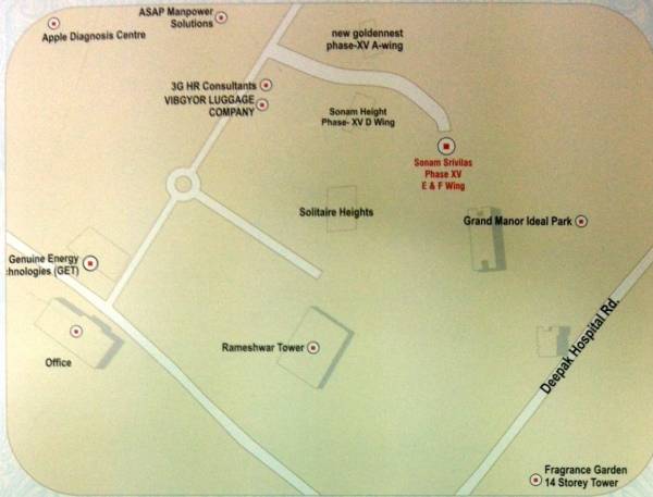 Images for Location Plan of Jainam Srivilas Images for Location Plan of Jainam Srivilas