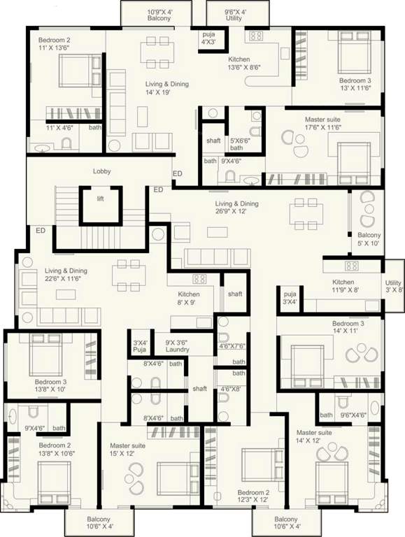 Images for Cluster Plan of Vaibhav Grand Palace