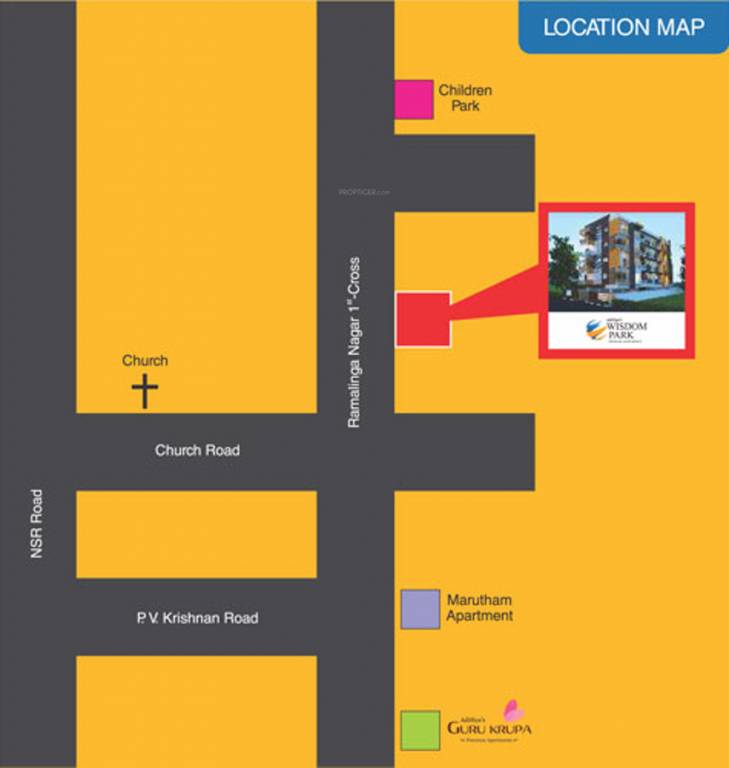 Images for Location Plan of M R Adithya Developers Wisdom Park