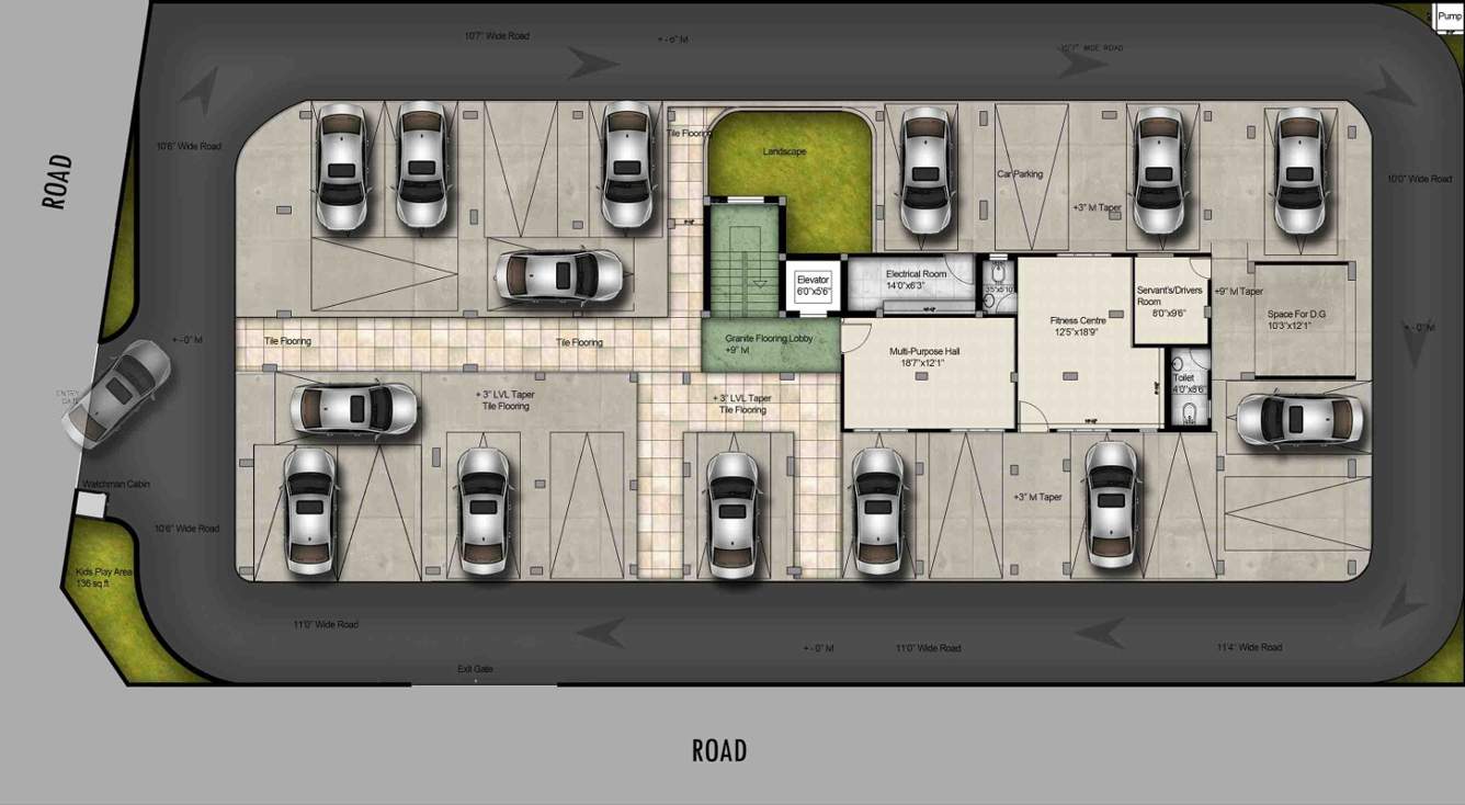 Images for Cluster Plan of Aanjana Ruthira Residency