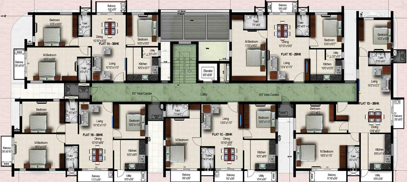 Images for Cluster Plan of Aanjana Ruthira Residency