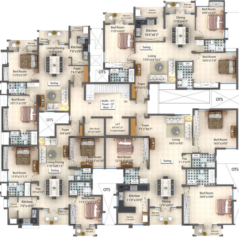 Images for Cluster Plan of VNCT The White House
