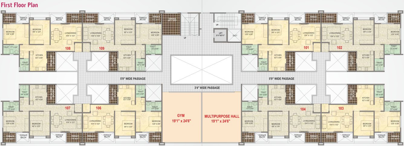 Images for Cluster Plan of Trimurti Panache