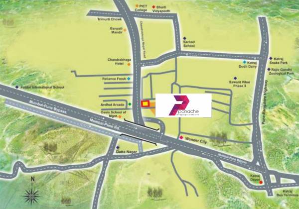 Images for Location Plan of Trimurti Panache