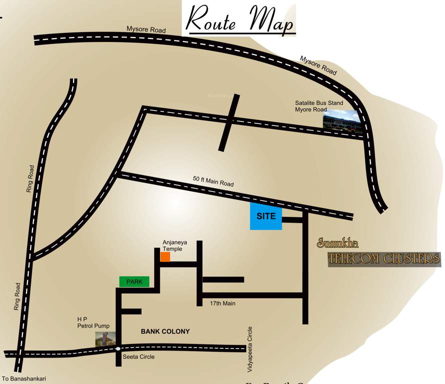 Images for Location Plan of Sumukha Telecom Clusters