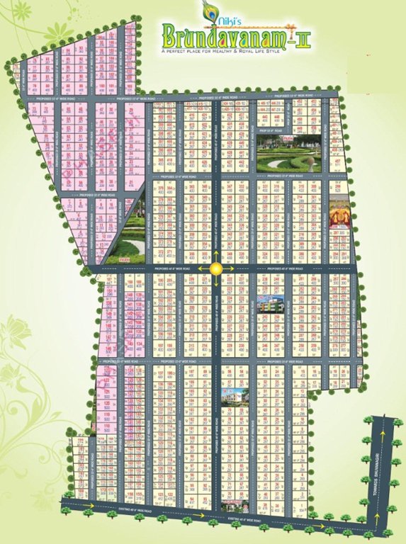  brundavanam ii Images for Layout Plan of Sai Nikita Estates Pvt Ltd Brundavanam II