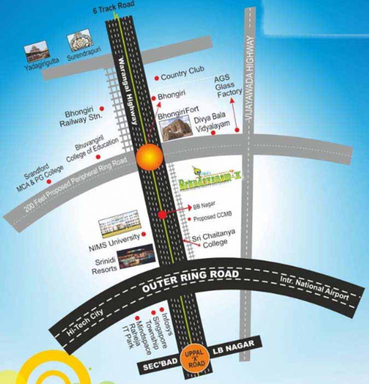  brundavanam ii Location Plan
