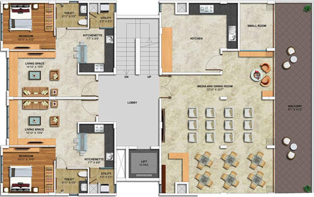 saarang Images for Cluster Plan of Srivari Saarang
