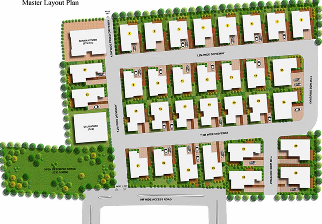 Images for Layout Plan of Srivari Saarang Villas