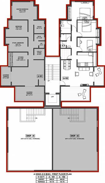 Images for Cluster Plan of United Courtyard