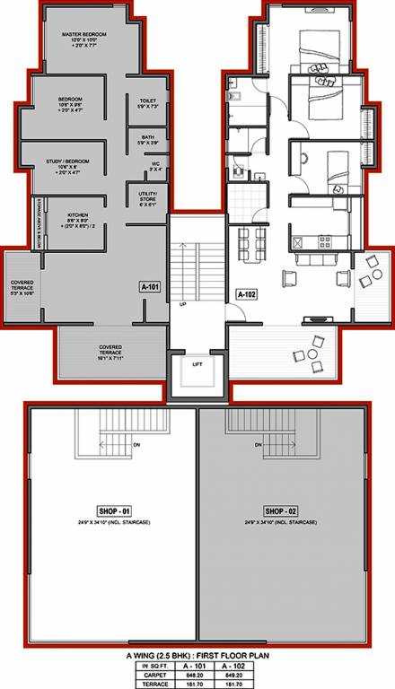 Images for Cluster Plan of United Courtyard