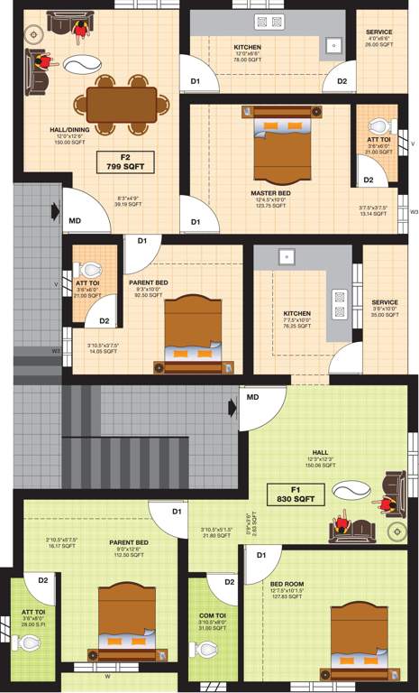 Images for Cluster Plan of Salim Lagoon Citadel