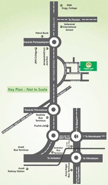 Location Plan mrv-developers kumaran-nagar-vi Location Plan