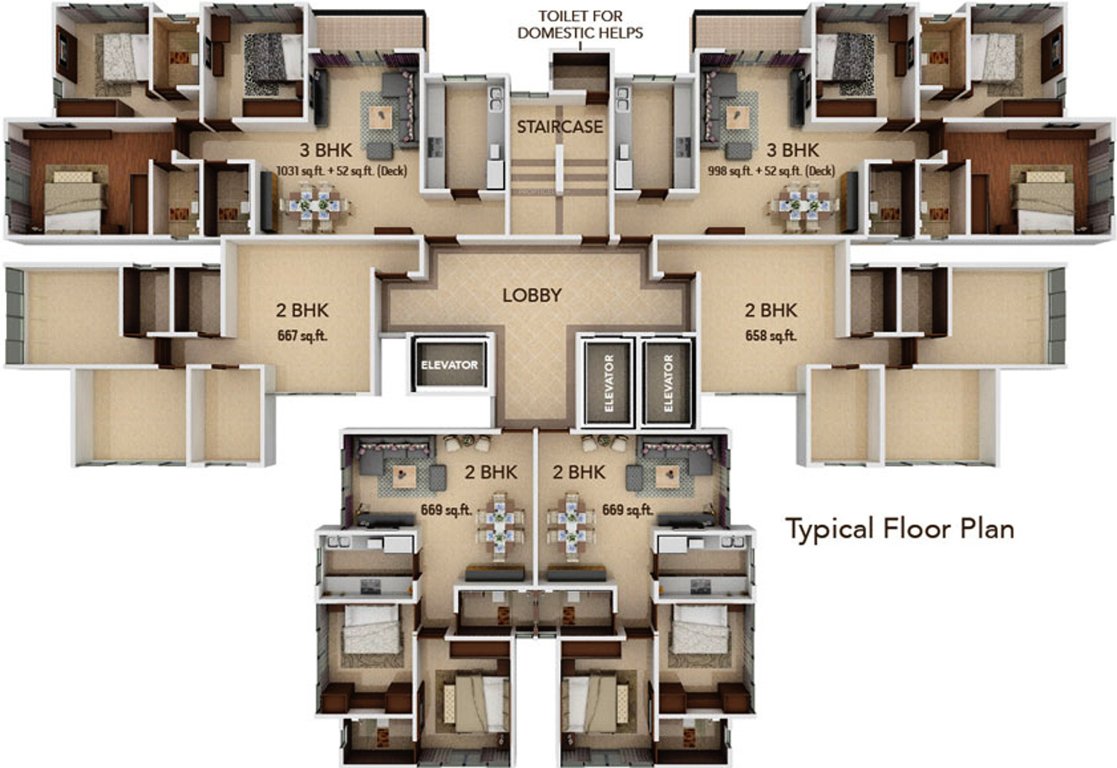nero Images for Cluster Plan of Sangam Nero