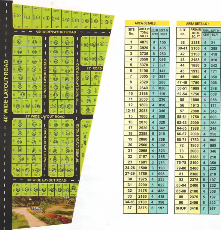 Images for Layout Plan of Hindustan Bankers Colony