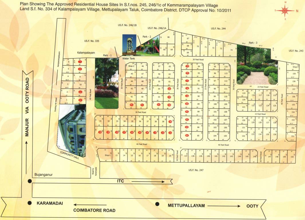 Images for Layout Plan of Hindustan Government Officers Colony