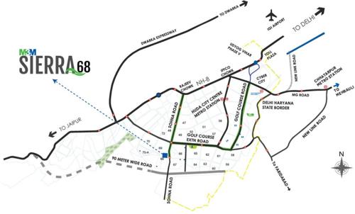 Images for Location Plan of M3M Sierra 68 sierra-68 Images for Location Plan of M3M Sierra 68