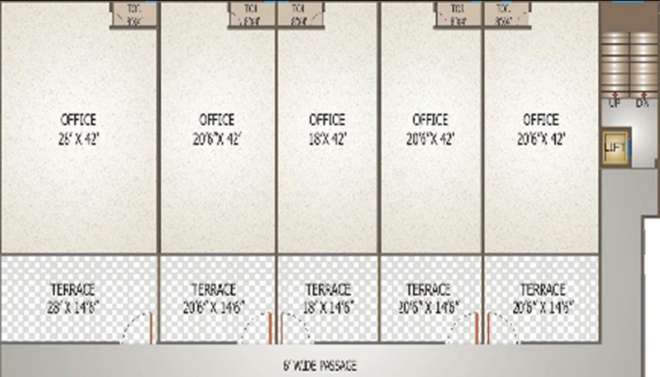  ashley tower Images for Cluster Plan of Space Ashley Tower