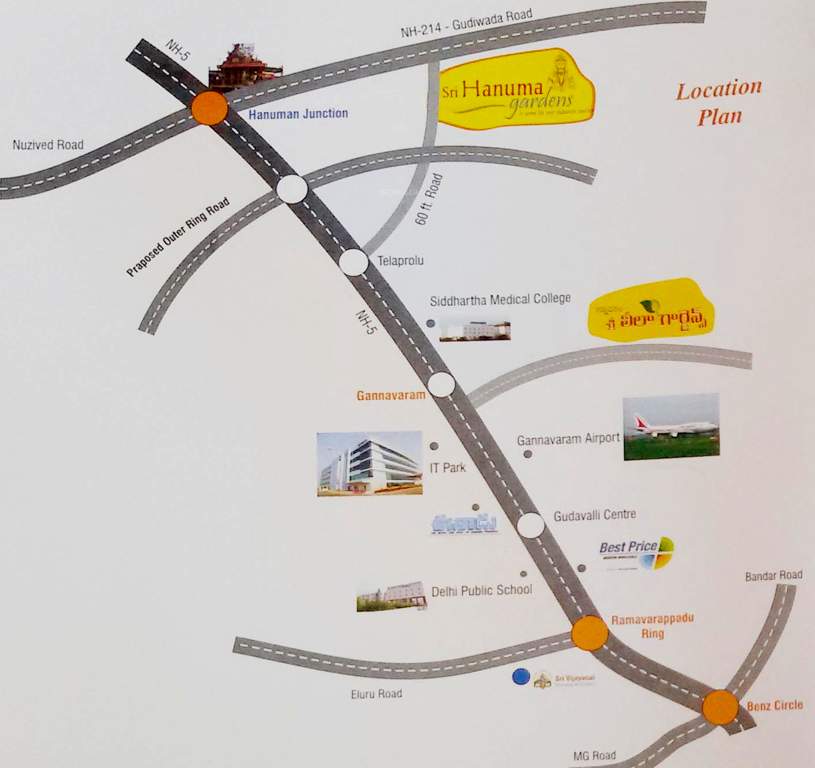 Images for Location Plan of Sri Sri Hanuma Gardens