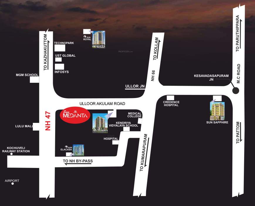 Images for Location Plan of Sun Medanta